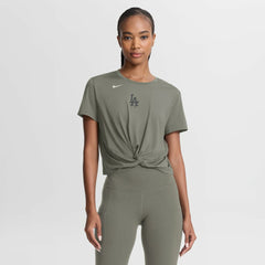 Los Angeles Dodgers Nike Women's One Twist Dri-FIT Cropped T-Shirt | MLB US