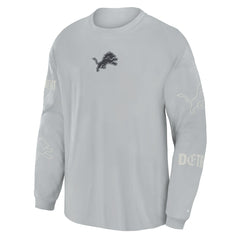 Detroit Lions Fanatics Oversized Type Play Long Sleeve T-Shirt
