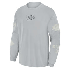 Kansas City Chiefs Fanatics Oversized Type Play Long Sleeve T-Shirt