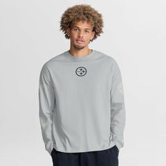 Pittsburgh Steelers Fanatics Oversized Type Play Long Sleeve T-Shirt