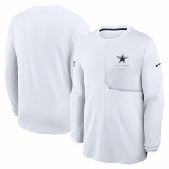 Dallas Cowboys Nike Sideline Coach UV Dri-FIT Long Sleeve Shirt