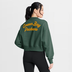 Green Bay Packers Nike Women's Phoenix Fleece Quarter-Zip Sweatshirt
