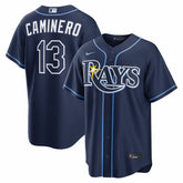 Junior Caminero Tampa Bay Rays Nike Road Replica Jersey | MLB On Sale