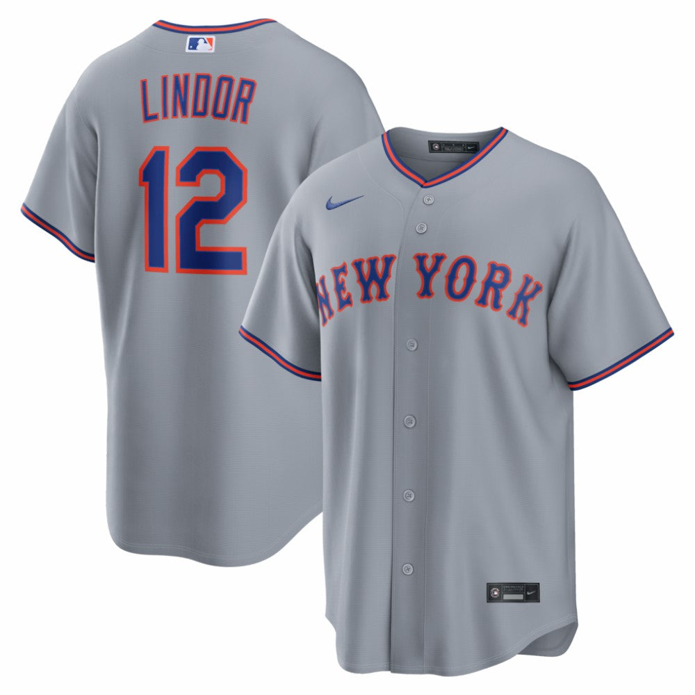 Francisco Lindor New York Mets Nike Road Replica Jersey | MLB Outlet