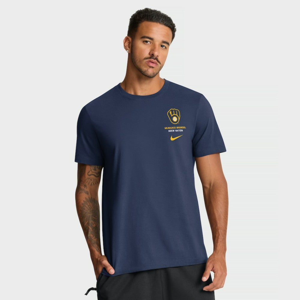 Milwaukee Brewers Nike Primetime 2-Hit T-Shirt | MLB Online
