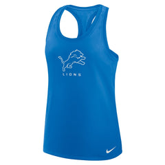 Detroit Lions Nike Women's Hurry Up Tri-Blend Dri-FIT Tank Top