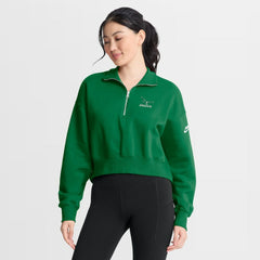 Philadelphia Eagles Nike Women's Phoenix Fleece Quarter-Zip Sweatshirt