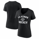Los Angeles Kings Logo Athletic Women's Arch Victory V-Neck T-Shirt Online