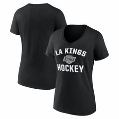 Los Angeles Kings Logo Athletic Women's Arch Victory V-Neck T-Shirt Online
