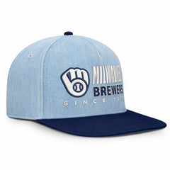 Milwaukee Brewers Fanatics Twinbill Snapback Hat | MLB Sale