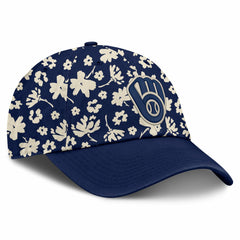 Milwaukee Brewers Fanatics Women's Blossom Adjustable Hat | MLB New