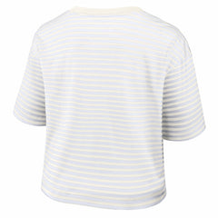 Buffalo Bills Nike Women's Striped Cropped T-Shirt