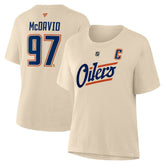 Connor McDavid Edmonton Oilers Fanatics Women's Alternate Name & Number T-Shirt Online