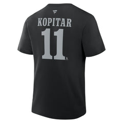 Anze Kopitar Los Angeles Kings Fanatics Authentic Stack Name & Number T-Shirt Online