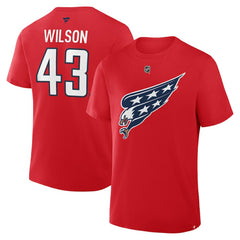Tom Wilson Washington Capitals Fanatics Authentic Stack Name & Number T-Shirt On Sale