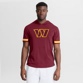 Washington Commanders Fanatics Optimal Play Short Sleeve Hooded T-Shirt