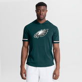 Philadelphia Eagles Fanatics Optimal Play Short Sleeve Hooded T-Shirt