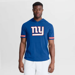 New York Giants Fanatics Optimal Play Short Sleeve Hooded T-Shirt