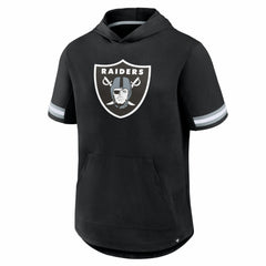 Las Vegas Raiders Fanatics Optimal Play Short Sleeve Hooded T-Shirt