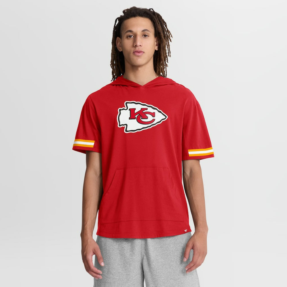 Kansas City Chiefs Fanatics Optimal Play Short Sleeve Hooded T-Shirt
