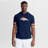 Denver Broncos Fanatics Optimal Play Short Sleeve Hooded T-Shirt