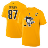 Sidney Crosby Pittsburgh Penguins Fanatics Authentic Stack Name & Number T-Shirt For Sale