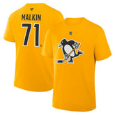 Evgeni Malkin Pittsburgh Penguins Fanatics Authentic Stack Name & Number T-Shirt For Sale