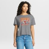 Kansas City Chiefs Fanatics Women's Overplayed Tribute Tri-Blend Boxy T-Shirt