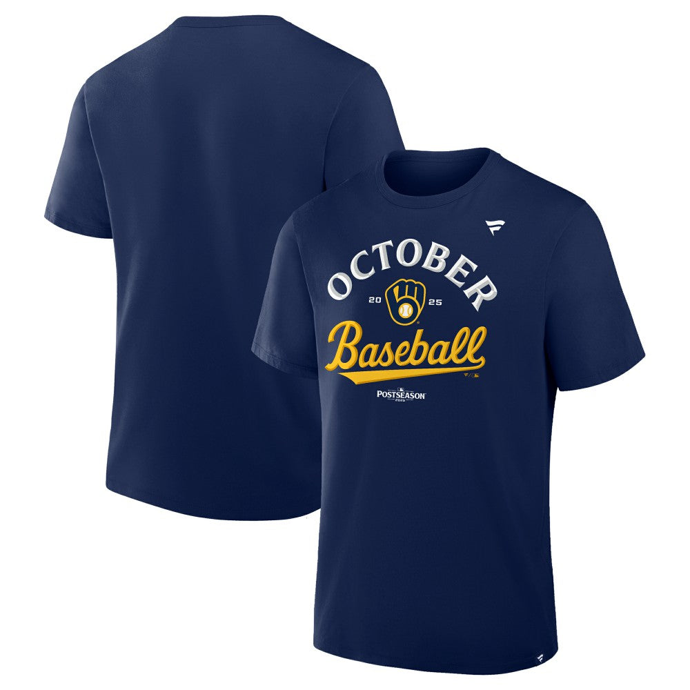 Milwaukee Brewers 2025 MLB Postseason Locker Room T-Shirt | MLB Discount