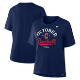 Cleveland Guardians Women's 2025 MLB Postseason Locker Room T-Shirt | MLB Outlet