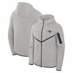 New England Patriots Nike Tech Fleece Raglan Full-Zip Windrunner Hoodie