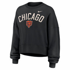 Chicago Bears Nike Women's Oversized High Hip Legacy Arch Phoenix Fleece Sweatshirt