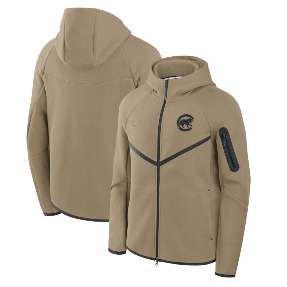 Chicago Cubs Nike Tech Fleece Raglan Full-Zip Windrunner Hoodie | MLB US