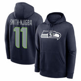 Seattle Seahawks Nike Jaxon Smith-Njigba Name & Number Fleece Hoodie