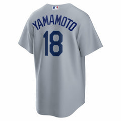 Yoshinobu Yamamoto Los Angeles Dodgers Nike Road Replica Jersey | MLB Online