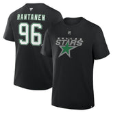 Mikko Rantanen Dallas Stars Fanatics Authentic Stack Name & Number T-Shirt For Sale