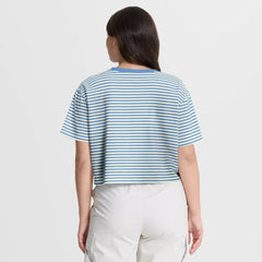 Philadelphia Phillies Nike Women's Cooperstown Collection Striped Cropped T-Shirt | MLB Near me