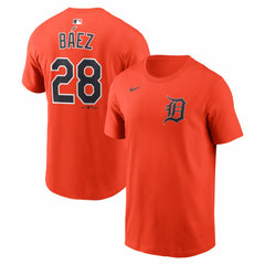 Javier Báez Detroit Tigers Nike Name & Number T-Shirt | MLB Outlet