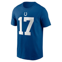 Indianapolis Colts Nike Daniel Jones Name & Number T-Shirt