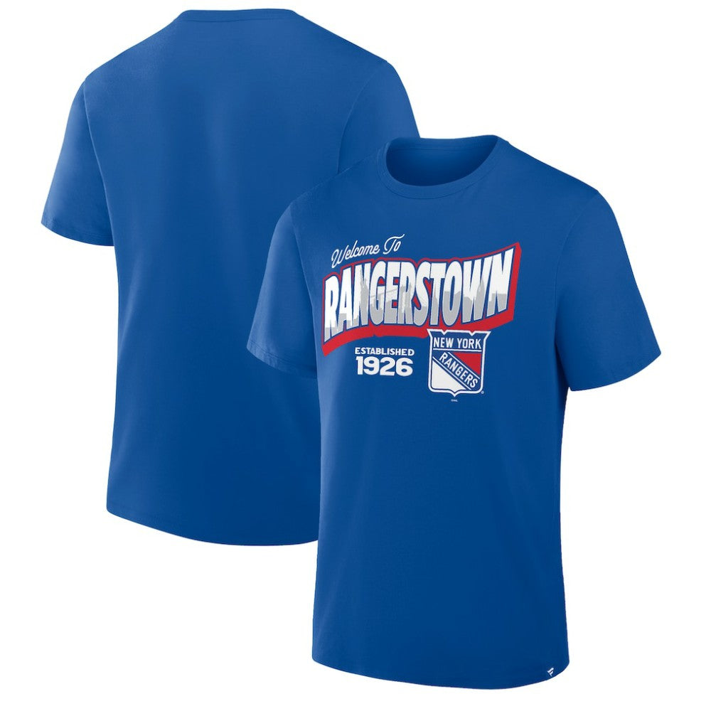 New York Rangers Fanatics Hometown Local T-Shirt Discount