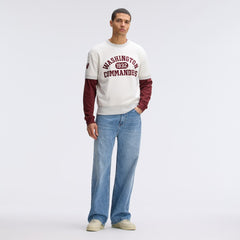 Washington Commanders Fanatics IconicFleece Short Sleeve Sweatshirt
