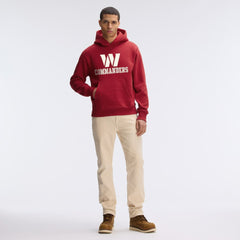 Washington Commanders Fanatics IconicFleece Flocked Hoodie