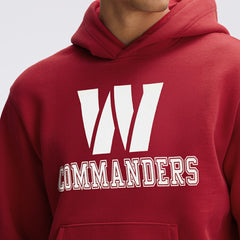 Washington Commanders Fanatics IconicFleece Flocked Hoodie