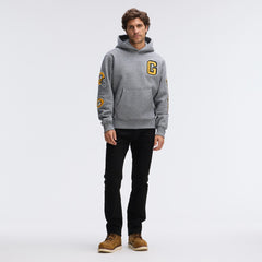 Green Bay Packers Fanatics IconicFleece Letterman Hoodie