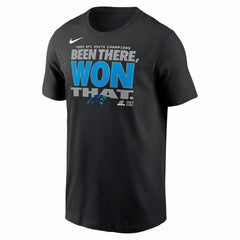 Carolina Panthers Nike 2025 NFC South Division Champions Locker Room Trophy Collection T-Shirt