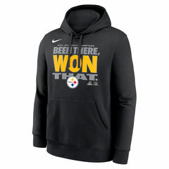 Pittsburgh Steelers Nike 2025 AFC North Division Champions Locker Room Trophy Collection Hoodie