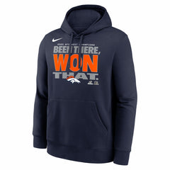 Denver Broncos Nike 2025 AFC West Division Champions Locker Room Trophy Collection Hoodie