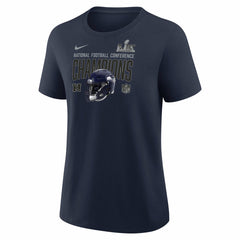 Seattle Seahawks Nike Women's 2025 NFC Champions Helmet T-Shirt