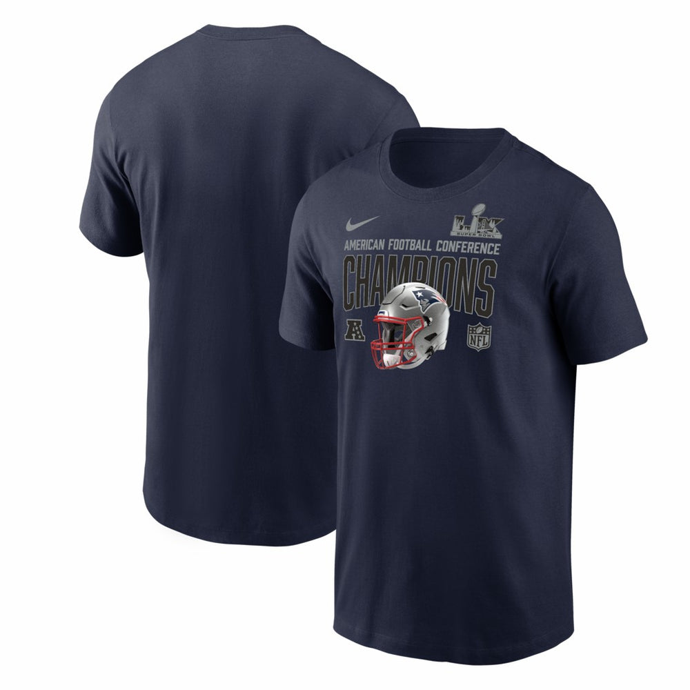 New England Patriots Nike 2025 AFC Champions Glory Shield T-Shirt