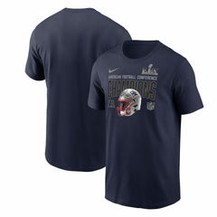 New England Patriots Nike 2025 AFC Champions Glory Shield T-Shirt